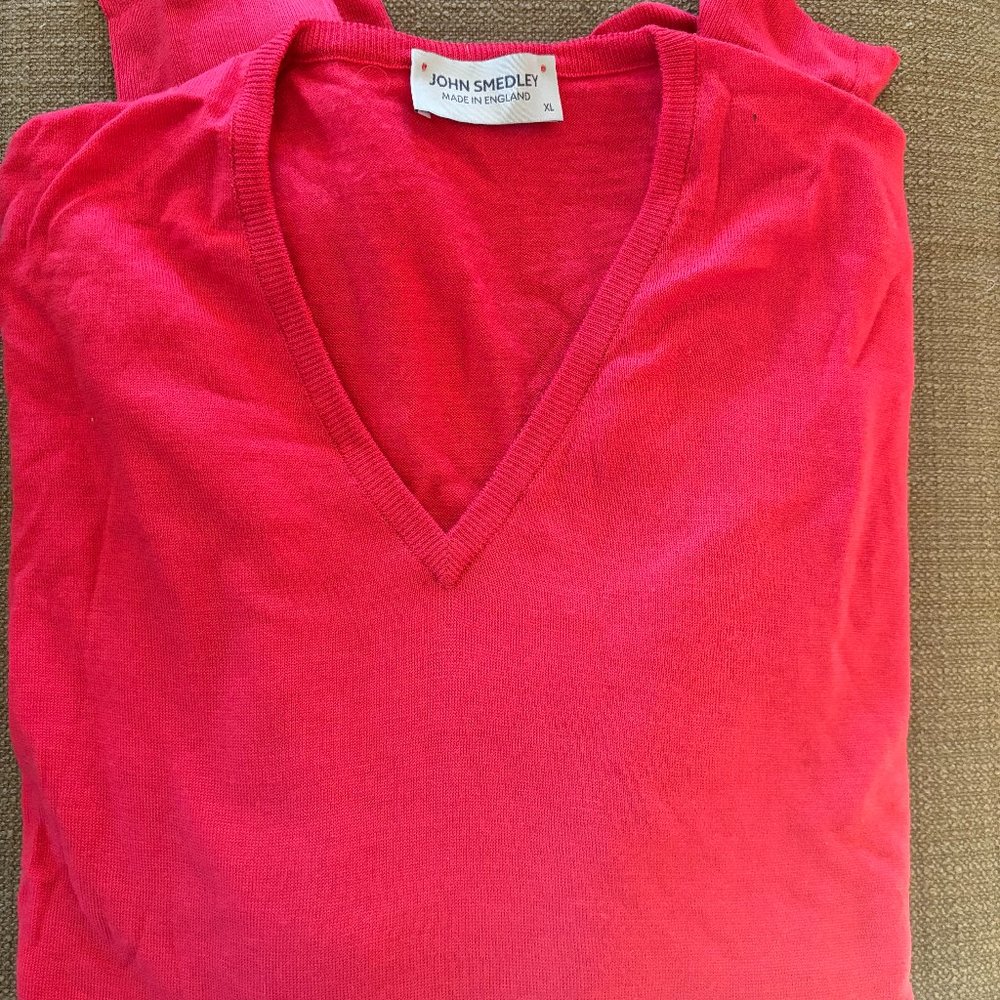 John Smedley Men's V Neck Sweater
